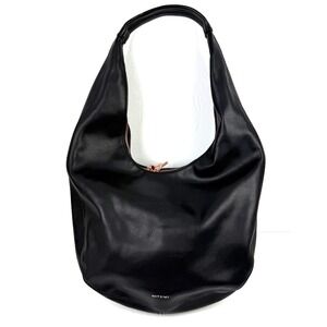 Matt & Nat Hobo Handbag‎ Black Vegan Leather Upcycled Shoulder Bag Purse